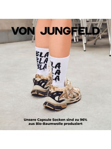 von Jungfeld Tennissocken Blabla Tennis Socken in Weiß
