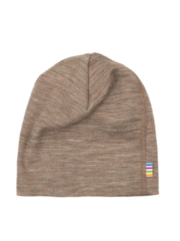 Joha Beanie aus Merinowolle/Seide in beige