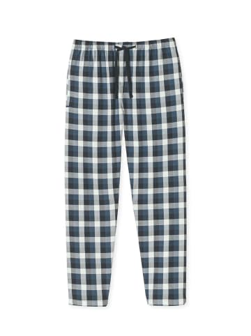 Schiesser Schlafanzug Hose Mix & Relax in Blau / Grau