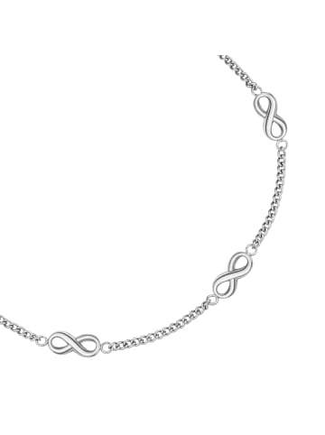 Glanzstücke München Armband Infinity aus Edelstahl in silber