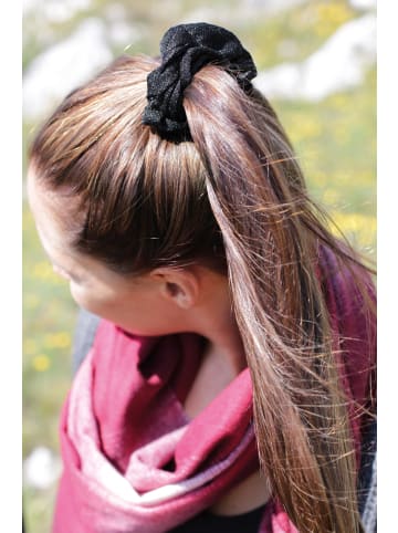 styleBREAKER Scrunchie Haargummi in Silber