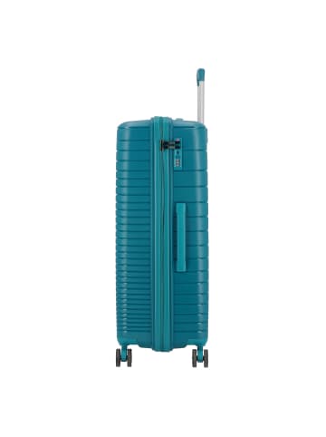 D&N Travel Line 4600 4 Rollen Trolley L 75 cm in petrol