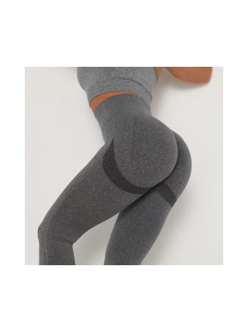 COFI 1453 Damen Gym Fitness Leggings sportleggings Jogging Sport Bottoms in Anthrazit