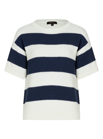 More & More Streifenpullover in knitted block stripe estate blue