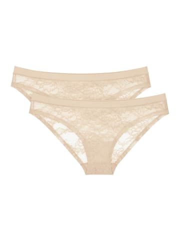 Triumph Slip 2er Pack in Creme