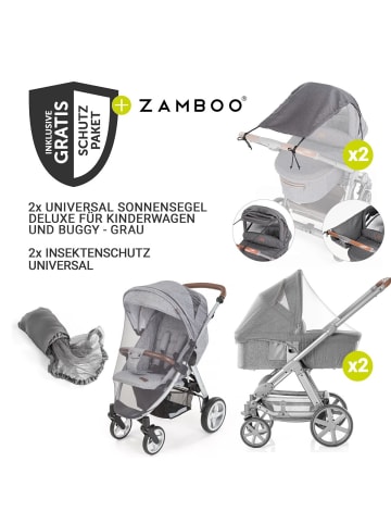 Hauck Zwillingskinderwagen Atlantic Twin in gray