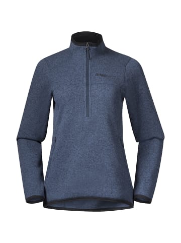 Bergans KAMPHAUG KNITTEDW HALF ZIP in Blau