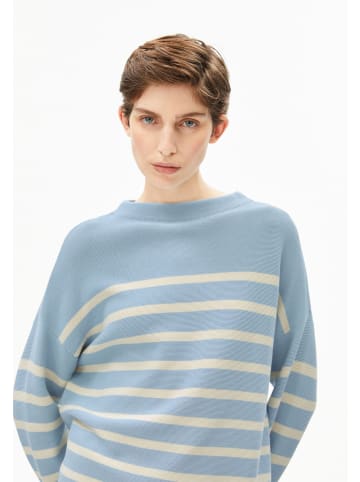 armedangels Strickpullover Merinaa in hellblau ecru - 0001