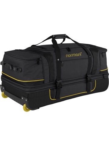 normani Reisetrolley 120-150 L Gigaro in Schwarz/Gelb