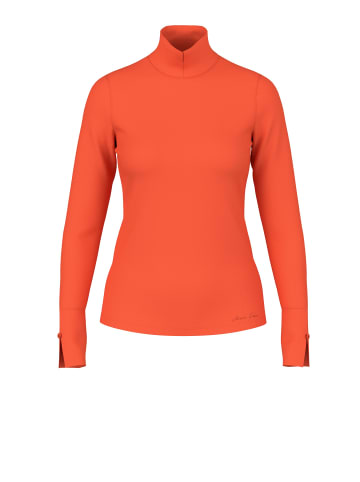 MARC CAIN COLLECTIONS Basic-Shirt mit Stehkragen in Tigerlily