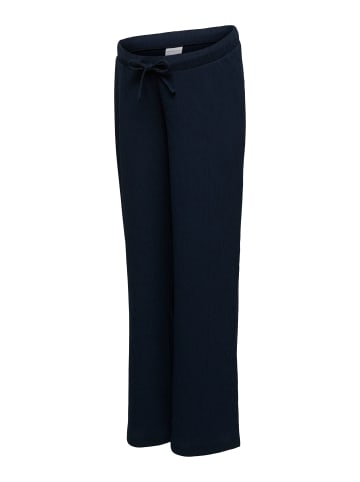 mama licious Hose mit weitem Beinschnitt in Navy Blazer 1