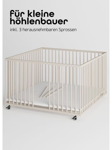 Sämann Sämann Laufgitter XXL Matratze & Sprossen sahara dust Premium Kollektion