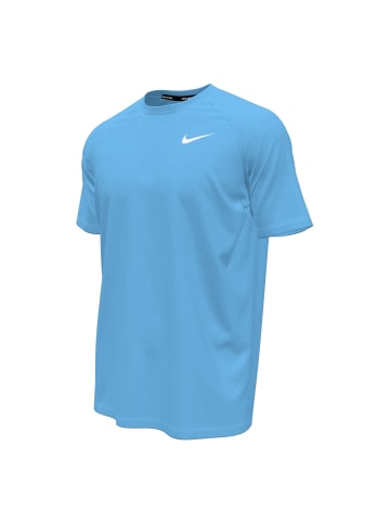 Nike Short Sleeve Hydroguard in Hellblau