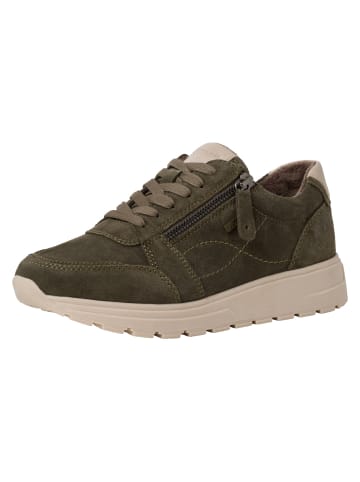 Tamaris COMFORT Sneaker in KHAKI SUEDE