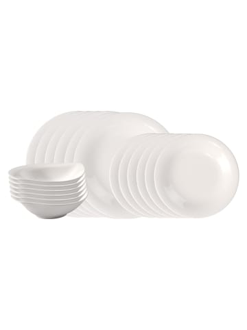 like. by Villeroy & Boch 18er Set Dinner-Set Essential in weiß