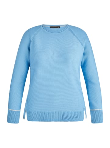 Rabe Langarm-Pullover in blau