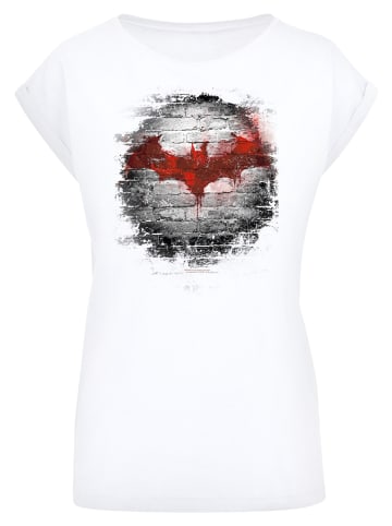 F4NT4STIC T-Shirt Batman Logo Wall' in weiß
