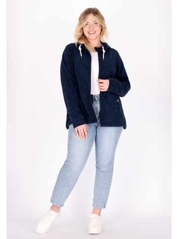 DreiMaster Damen Fleecejacke in Marine Melange