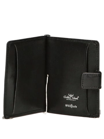 Golden Head Colorado - Geldscheinklammer 2cc 10 cm RFID (tabacco) in schwarz
