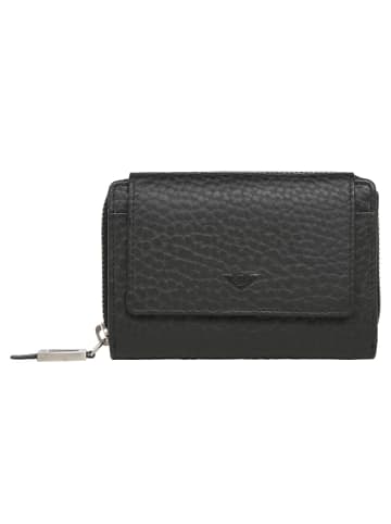 VLD VOi Leather Design Hirsch Hilary Geldbörse RFID Leder 14 cm in schwarz