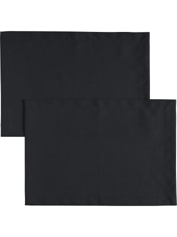 Erwin Müller Tischset 2er-Pack Madrid in schwarz