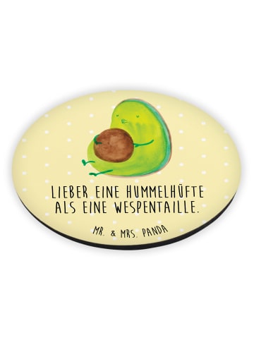 Mr. & Mrs. Panda magnet Avocado Pfeifen mit Spruch in Gelb Pastell