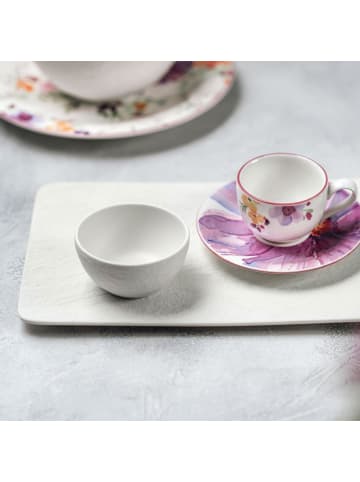 Villeroy & Boch Multifunktionsteller quadratisch Manufacture Rock Blanc in 28 x 17 cm in weiß