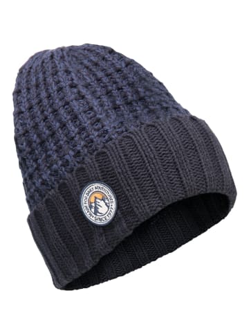 Camel Active Grobstrick Beanie in Blau