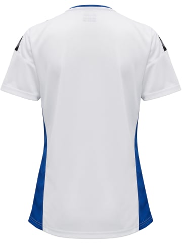 Hummel Hummel T-Shirt Hmlauthentic Multisport Damen Atmungsaktiv Schnelltrocknend in WHITE/TRUE BLUE