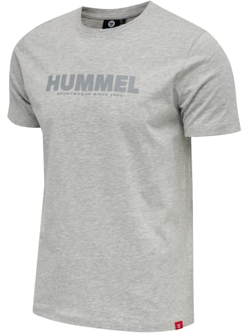 Hummel Hummel T-Shirt Hmllegacy Erwachsene in GREY MELANGE/BLUE NIGHTS