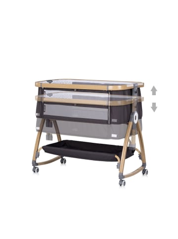 Chipolino Beistellbett Charisma Matratze in grau