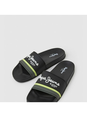 Pepe Jeans Flip-Flops Slider in Schwarz