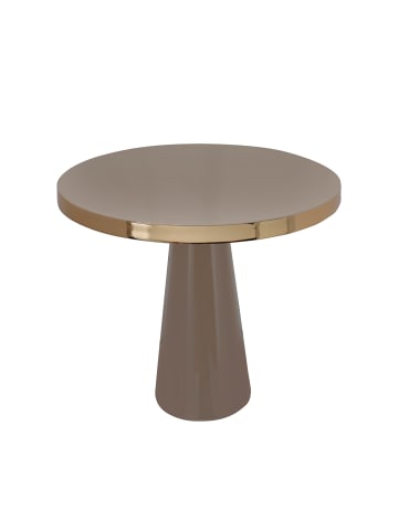 Kayoom Beistelltisch Art Deco in taupe - gold
