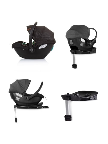 Chipolino Set Babyschale Isofix-Station in schwarz