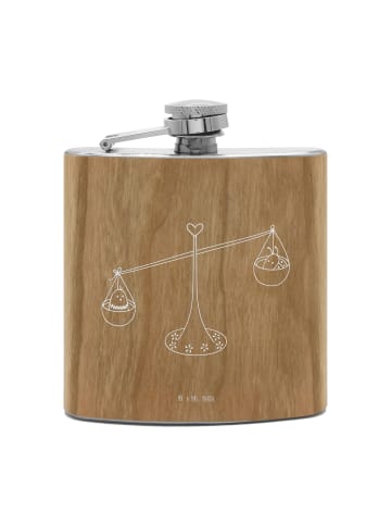 Mr. & Mrs. Panda feldflasche Sternzeichen Waage ohne Spruch in Braun