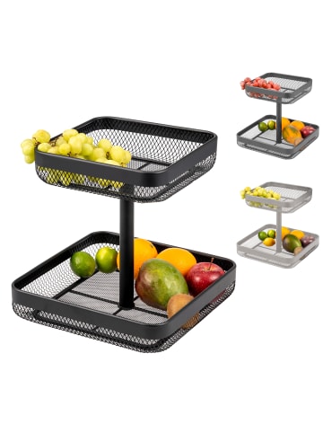 eluno 2-stöckige eckige Obstetagere