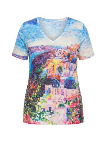 MIAMODA Shirt in quellenblau