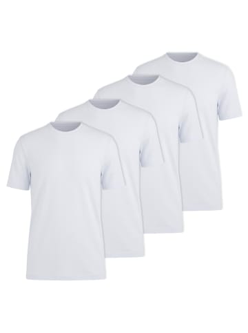 OLYMP  T-Shirt 4er Pack in Weiß