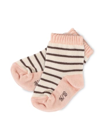 Sigikid Sockenset 3er Savanne in Rosa/Rost-Orange