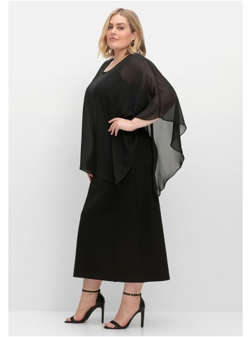 sheego Abendkleid in schwarz