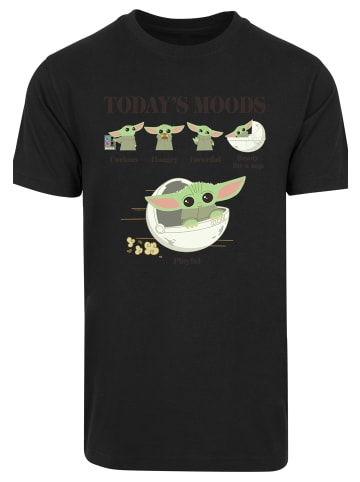 F4NT4STIC T-Shirt Star Wars Mandalorian Child Moods in schwarz