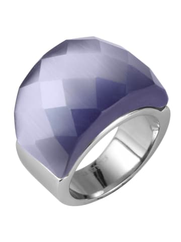 Adeliás Damen Ring aus Edelstahl in silber