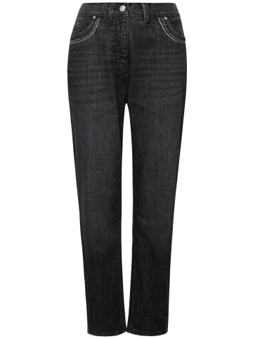 Ulla Popken Jeans in dunkelgrau denim