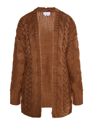 usha WHITE LABEL Damen Cardigan in Kamel