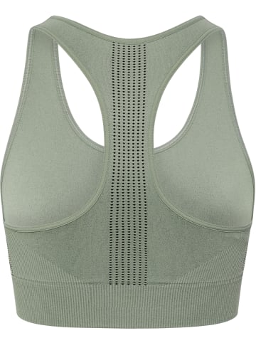 Hummel Sportoberteil Hmlshaping Seamless Sports Top in SEAGRASS