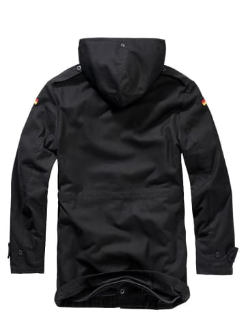 Brandit Parka "Bw Parka Flag" in Schwarz