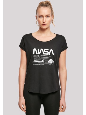 F4NT4STIC T-Shirt NASA Classic Space Shuttle Black in schwarz