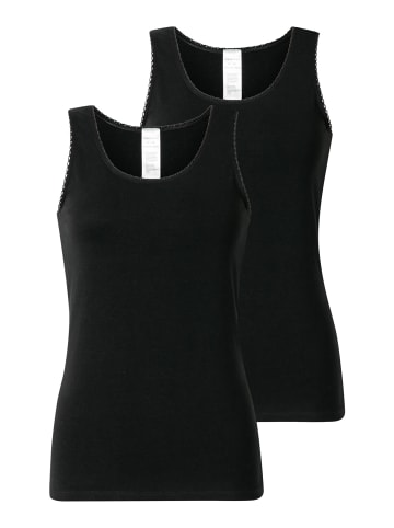 Schiesser Unterhemd Modern Multipacks in Schwarz