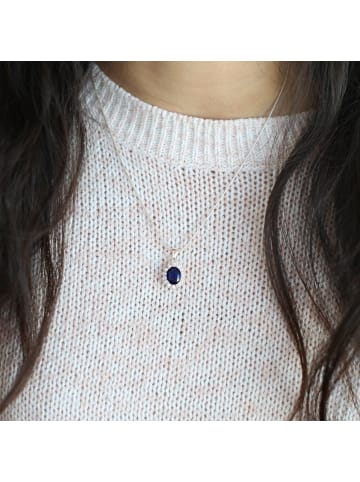 Lucardi 925 Silber Halskette  Oval