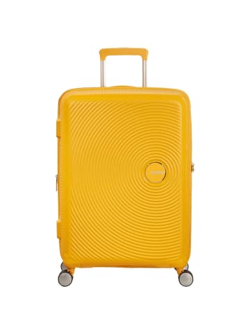 American Tourister Soundbox - 4-Rollen-Trolley 67 cm erw. (gelb) in golden yellow